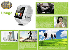 Original Bluetooth Smart <font><b>Watch</b></font> U8 Smartwatch U <font><b>Watch</b></font> For iOS iPhone Samsung Sony Huawei Xiaomi Android Phones Good as GT08 DZ09