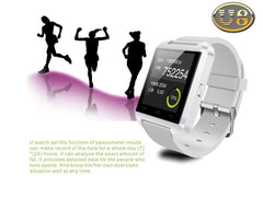 Original Bluetooth Smart <font><b>Watch</b></font> U8 Smartwatch U <font><b>Watch</b></font> For iOS iPhone Samsung Sony Huawei Xiaomi Android Phones Good as GT08 DZ09